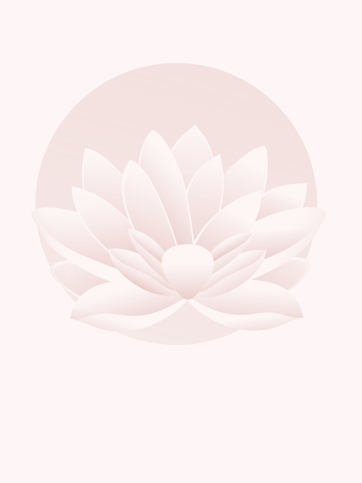 Lotus-blomst, dusty pink