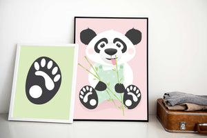 Bildepakke: 1 stk pandabilde + 1 stk potebilde*