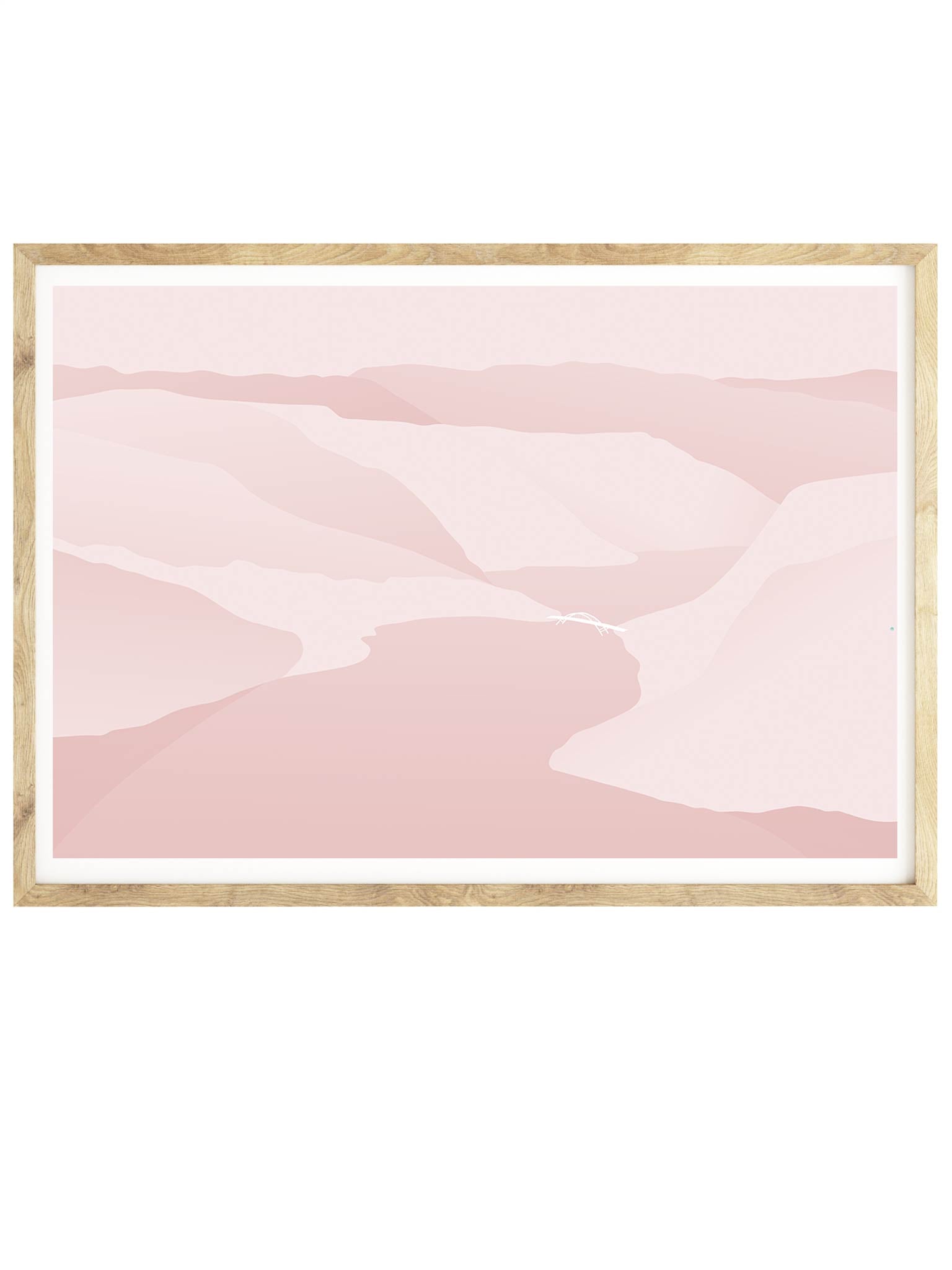Sogndal sett frå Storehogen, dusty pink