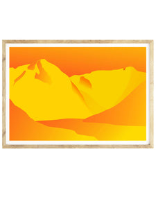 Esefjella, oransje
