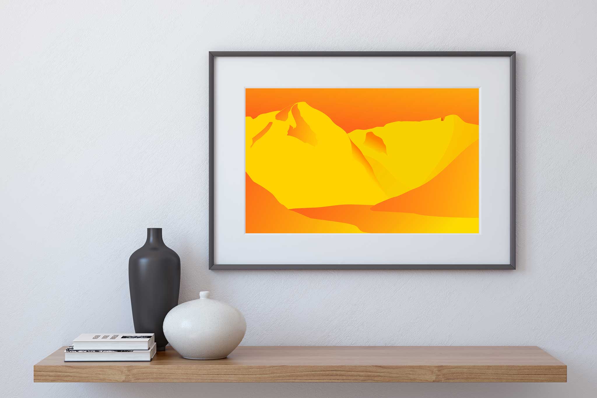 Esefjella, oransje