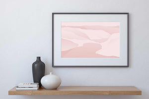 Sogndal sett frå Storehogen, dusty pink